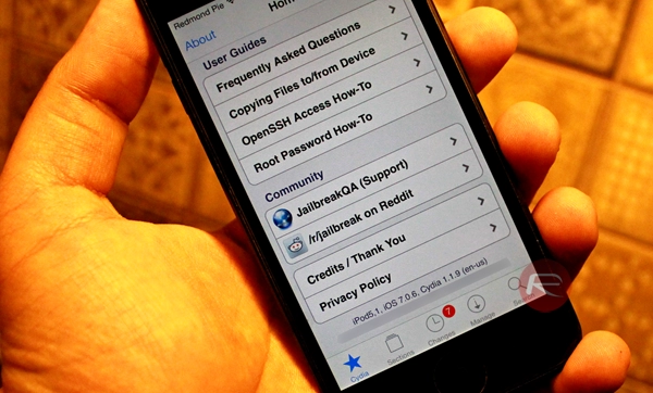 Jailbreak ios 706 untethered sử dụng tool evasi0n7