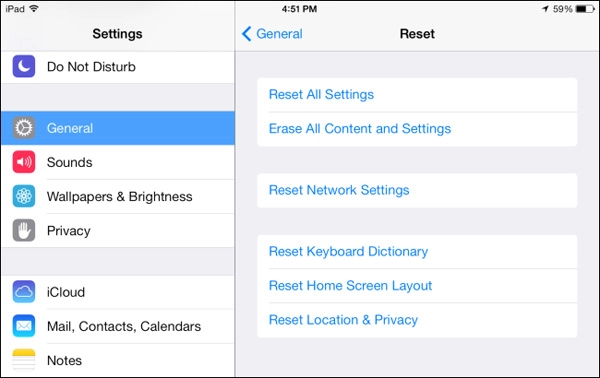 Làm thế nào để reset iphoneipad khi máy không khởi động