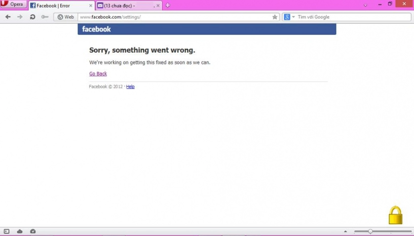 Lỗi sorry some thing went wrong trên facebook và giải pháp khắc phục
