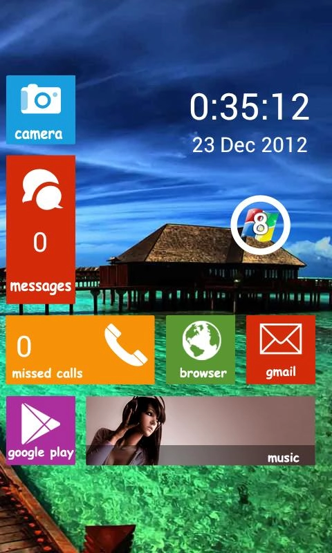 Mang windows phone 8 lên android với launcher 8