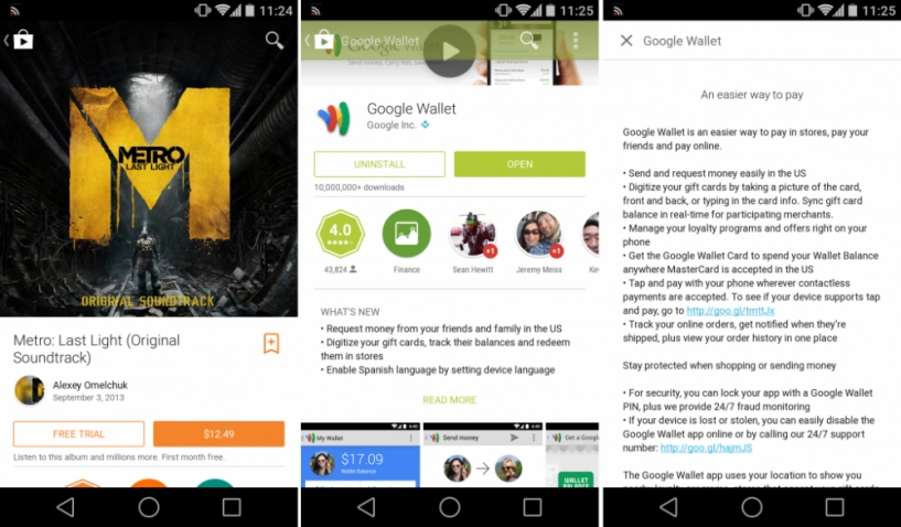 Mời tải về google playstore phiên bản mới material design