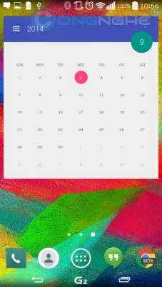 Month widget lịch với hàng trăm theme tuyệt đẹp