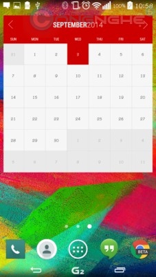 Month widget lịch với hàng trăm theme tuyệt đẹp