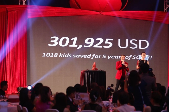 Ngô thanh vân quyên góp hơn 6 tỷ đồng trong tiệc từ thiện