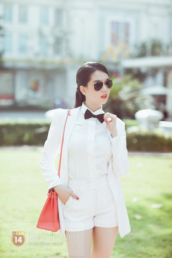 Ngọc trinh lạ lẫm với hình ảnh tomboy nam tính
