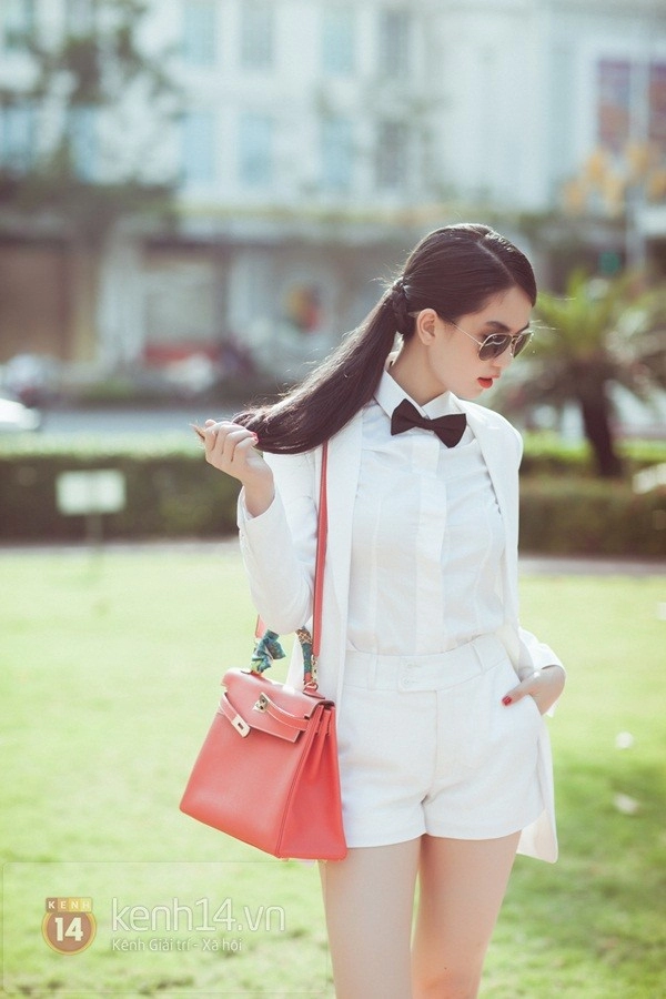Ngọc trinh lạ lẫm với hình ảnh tomboy nam tính