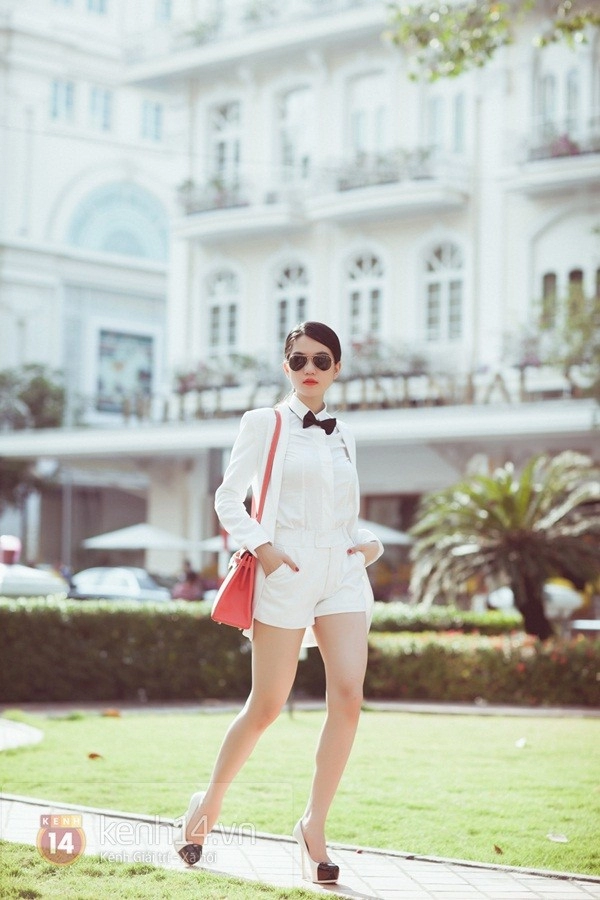 Ngọc trinh lạ lẫm với hình ảnh tomboy nam tính