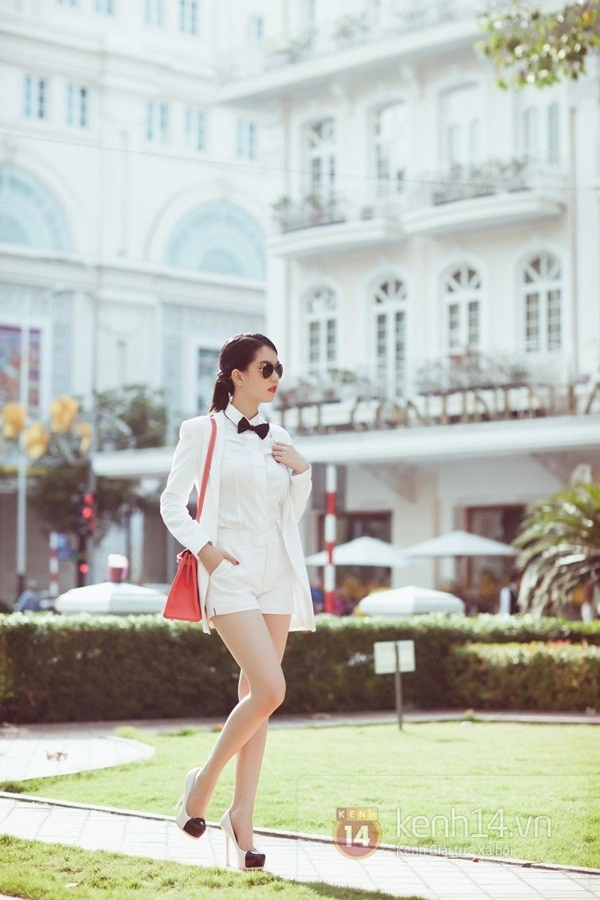 Ngọc trinh lạ lẫm với hình ảnh tomboy nam tính