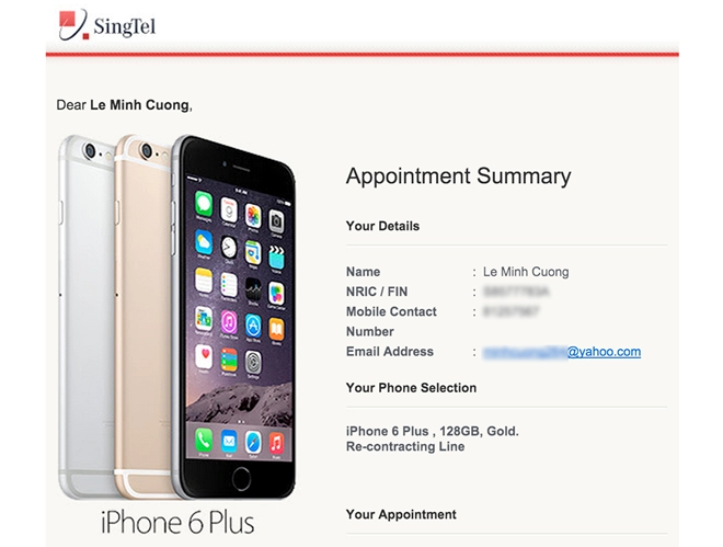 Người việt ở singapore rủ nhau bán suất mua iphone 6