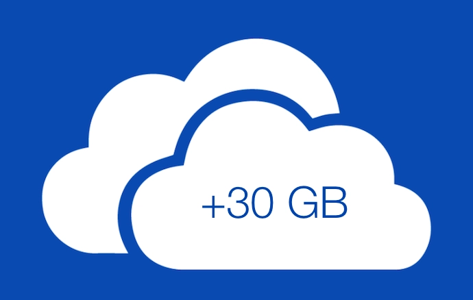 Nhanh tay đăng kí dịch vụ onedrive để được nhận 30gb dung lượng miễn phí