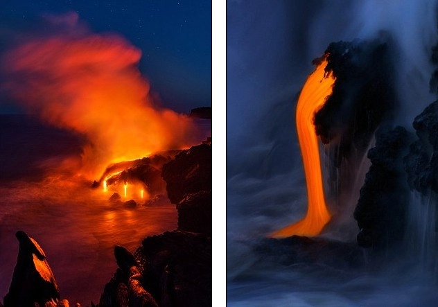 Nhiếp ảnh gia giỡn mặt tử thần chụp ảnh núi lửa