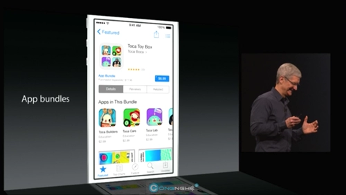 Những đổi mới trong kho app store của apple khi ra mắt ios 8
