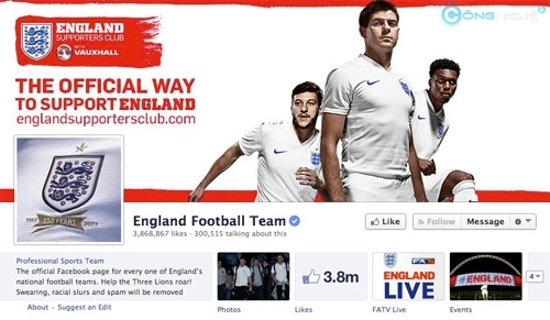 Những tài khoản facebook cần follow trong mùa world cup 2014