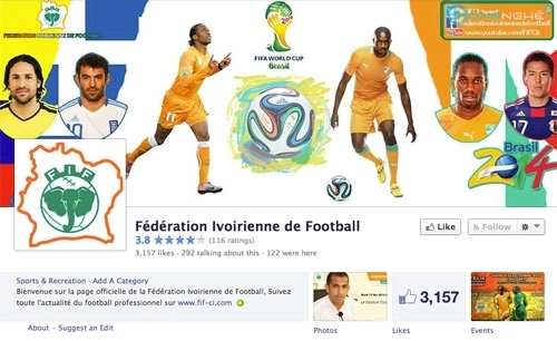 Những tài khoản facebook cần follow trong mùa world cup 2014