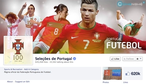 Những tài khoản facebook cần follow trong mùa world cup 2014