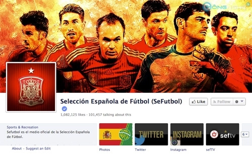 Những tài khoản facebook cần follow trong mùa world cup 2014