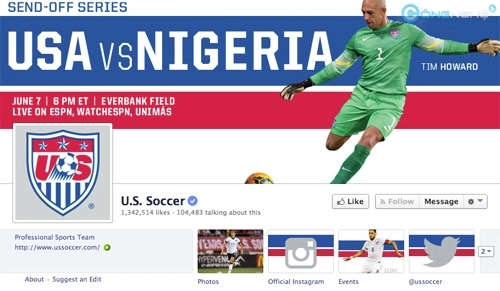 Những tài khoản facebook cần follow trong mùa world cup 2014