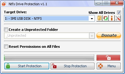Ntfs drive protection v11 chống ghi xóa dữ liệu trên usb