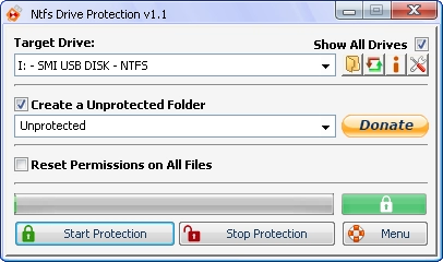 Ntfs drive protection v11 chống ghi xóa dữ liệu trên usb