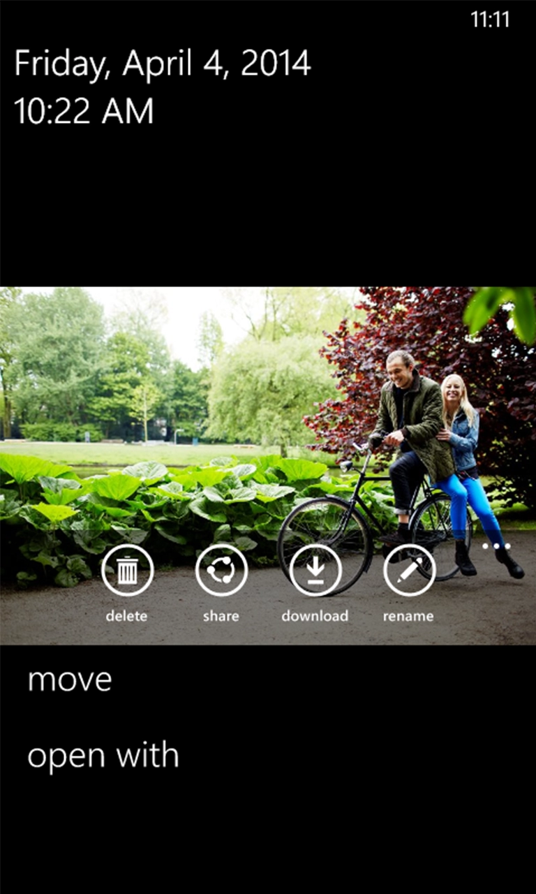 Onedrive cho windows phone cập nhật phiên bản mới