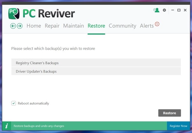 Pc reviver - phần mềm tối ưu hóa windows và bảo trì định kỳ hiệu quả