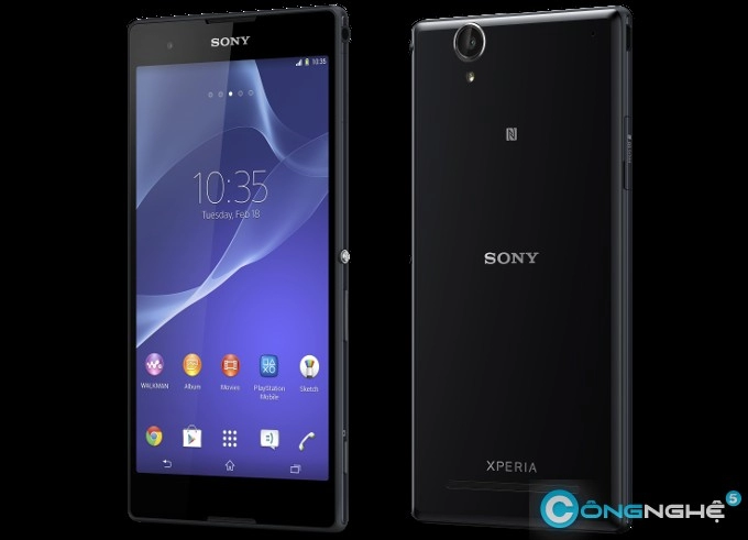 Phablet xperia t2 ultra siêu mẫu với độ mỏng 76mm