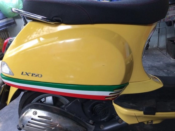 Piaggio lx125 2008 hàng nhập italia màu vàng