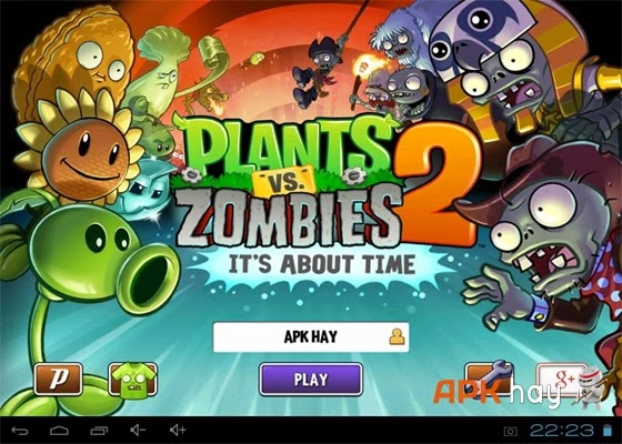 Plants vs zombies 2 v231 mod cuộc chiến zombie android