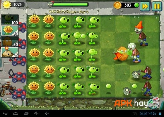 Plants vs zombies 2 v231 mod cuộc chiến zombie android