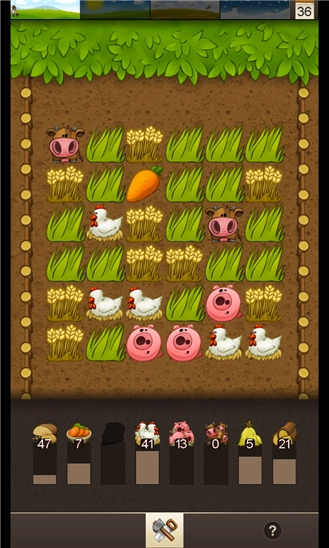 Puzzle craft game mang dáng dấp farmville trên windows phone 8