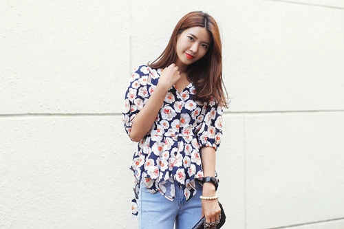 Quyến rũ và thanh lịch với áo váy peplum