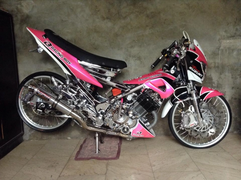 Raider trắng hồng racing teen