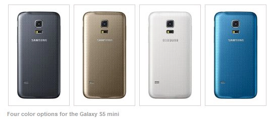 Samsung chính thức giới thiệu galaxy s5 mini giá 650