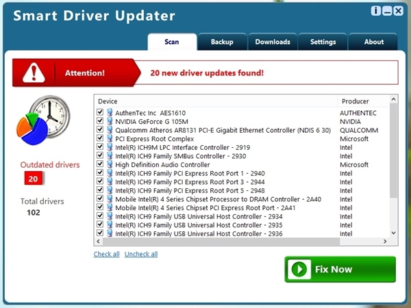 Smart driver updater - cập nhật và sao lưu driver máy tính