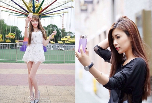 Smartphone chụp ảnh selfie dáng lạ của sony