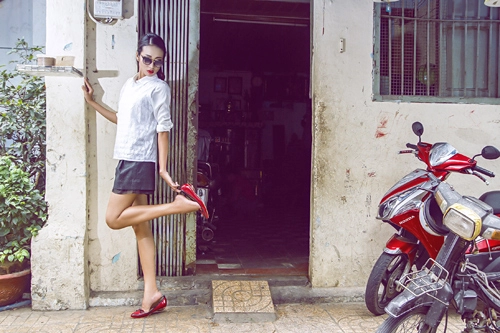 Street styles sành điệu của nhã trúc