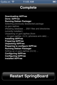 Sử dụng iapfree ios 7 hack in-app purchase trong game và ứng dụng