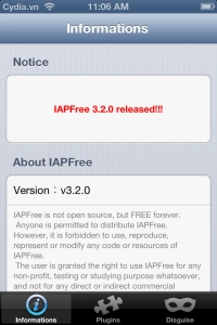 Sử dụng iapfree ios 7 hack in-app purchase trong game và ứng dụng