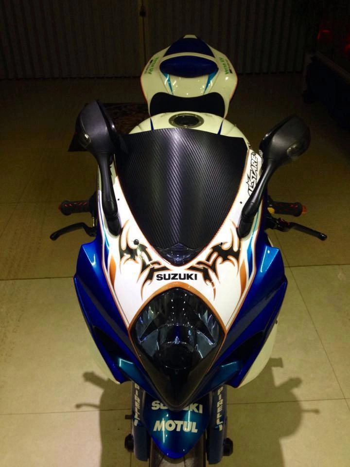 Suzuki gsx-r1000 sơn airbrush phong cách gp