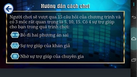 Tải game ai là triệu phú cho android mới nhất 2014