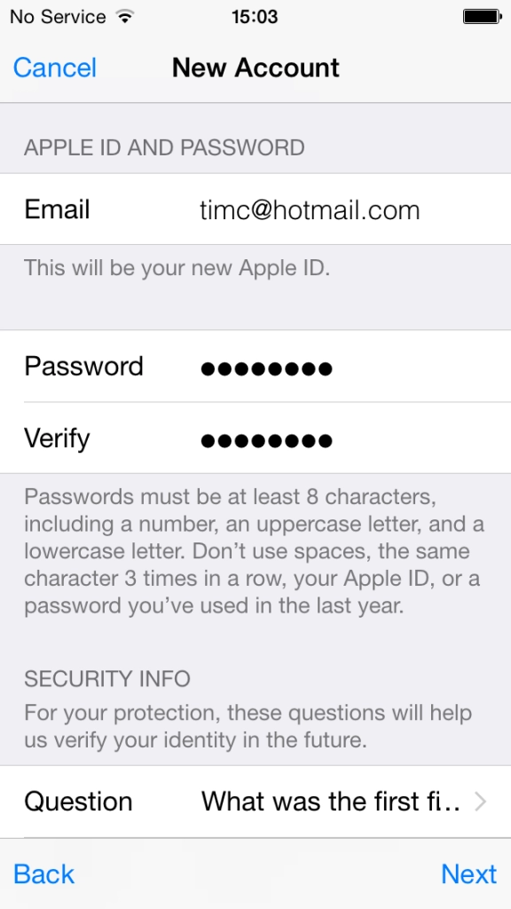 Tạo apple id trên iphone không cần thẻ tín dụng