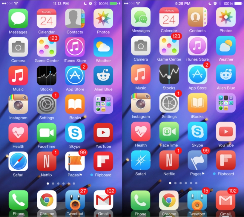 Tạo theme winterboard tương thích với ios 8