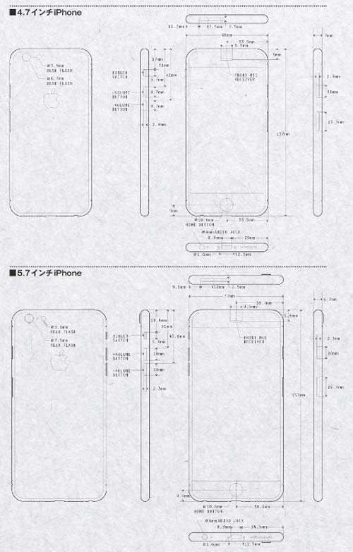 Thiết kế của iphone 6 tiếp tục bị rò rỉ