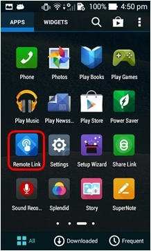 Tính năng remote link trên zenfone
