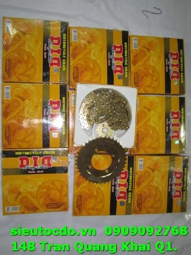 Tổng hợp nhông sên dĩa cho exciter
