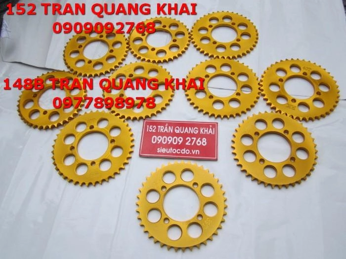 Tổng hợp nhông sên dĩa cho exciter