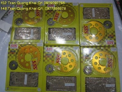 Tổng hợp nhông sên dĩa cho exciter