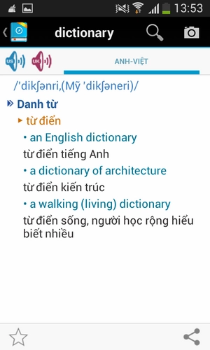 Top 4 phần mềm từ điển tiếng anh tốt nhất trên android