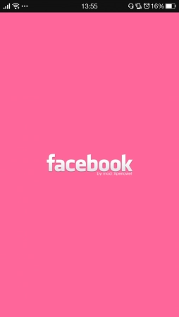 Trải nghiệm ứng dụng facebook toàn màu hồng cho phái đẹp
