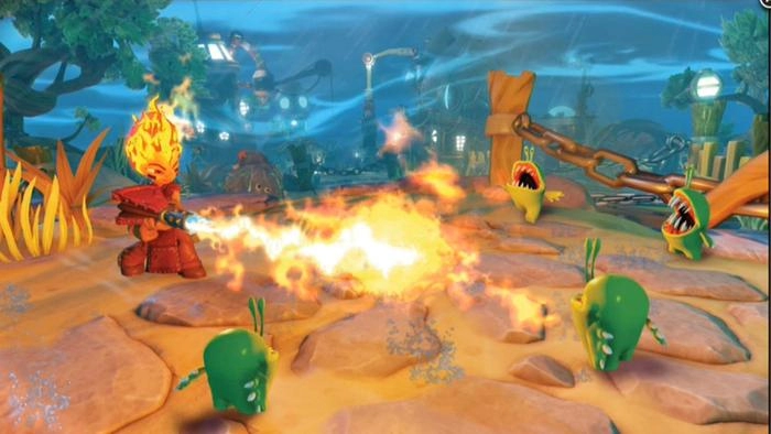 Truy lùng quái vật skylanders trap team